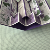 Wenskaart Concertina tutorial Nederlands in Inches